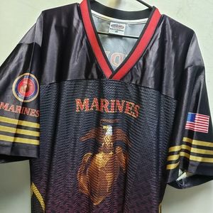 US Marines Football Jersey mens/unisex medium limited edition USA military